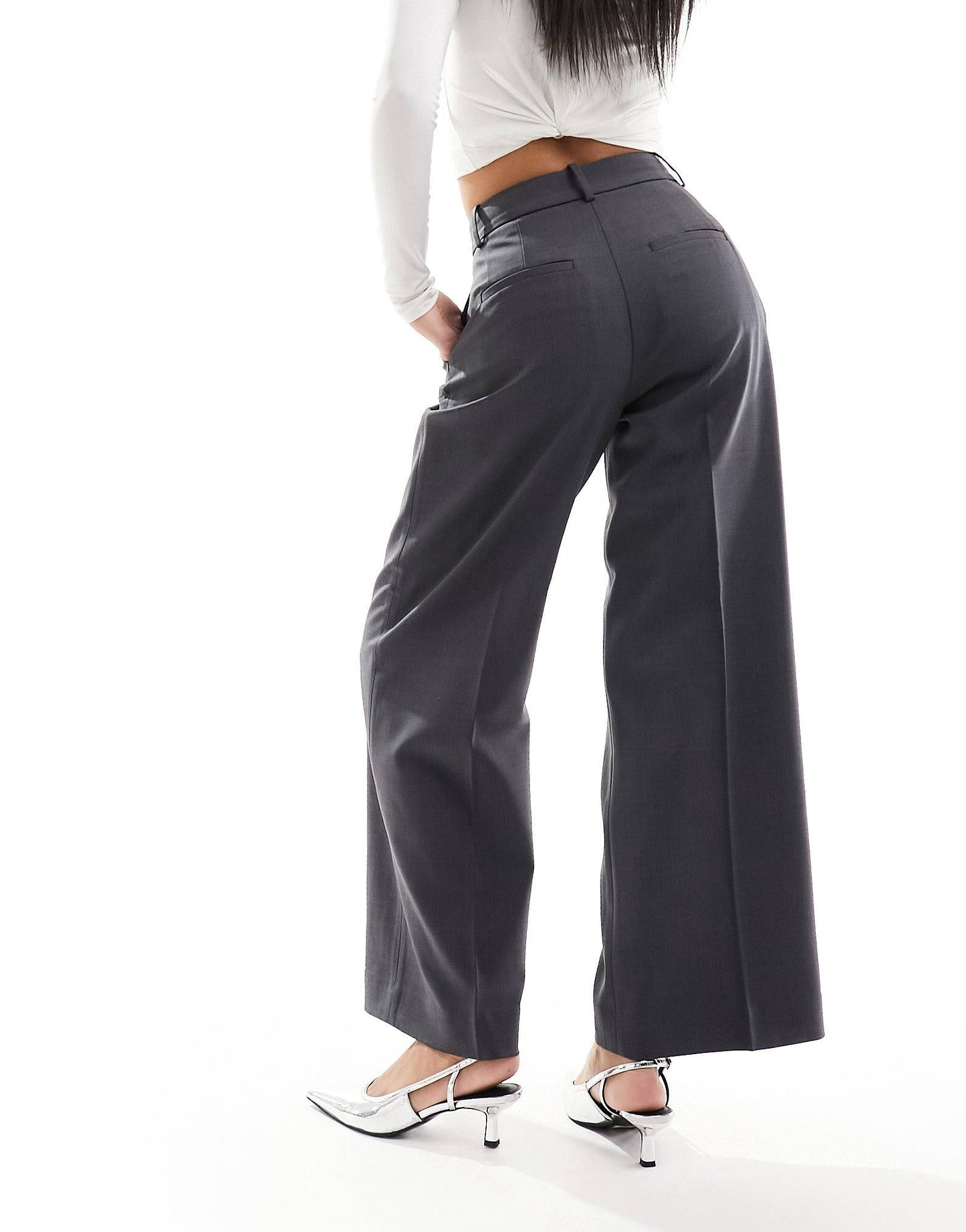 ๐ธ ChicBlend Grey Wool Trousers